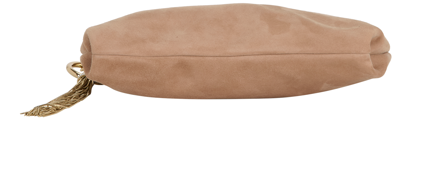 Callie clutch, &pound;250, Handbags, Beige, Suede, Top view